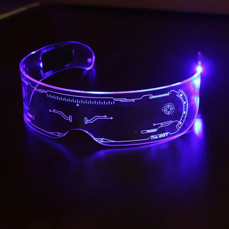 Flash and glow glasses